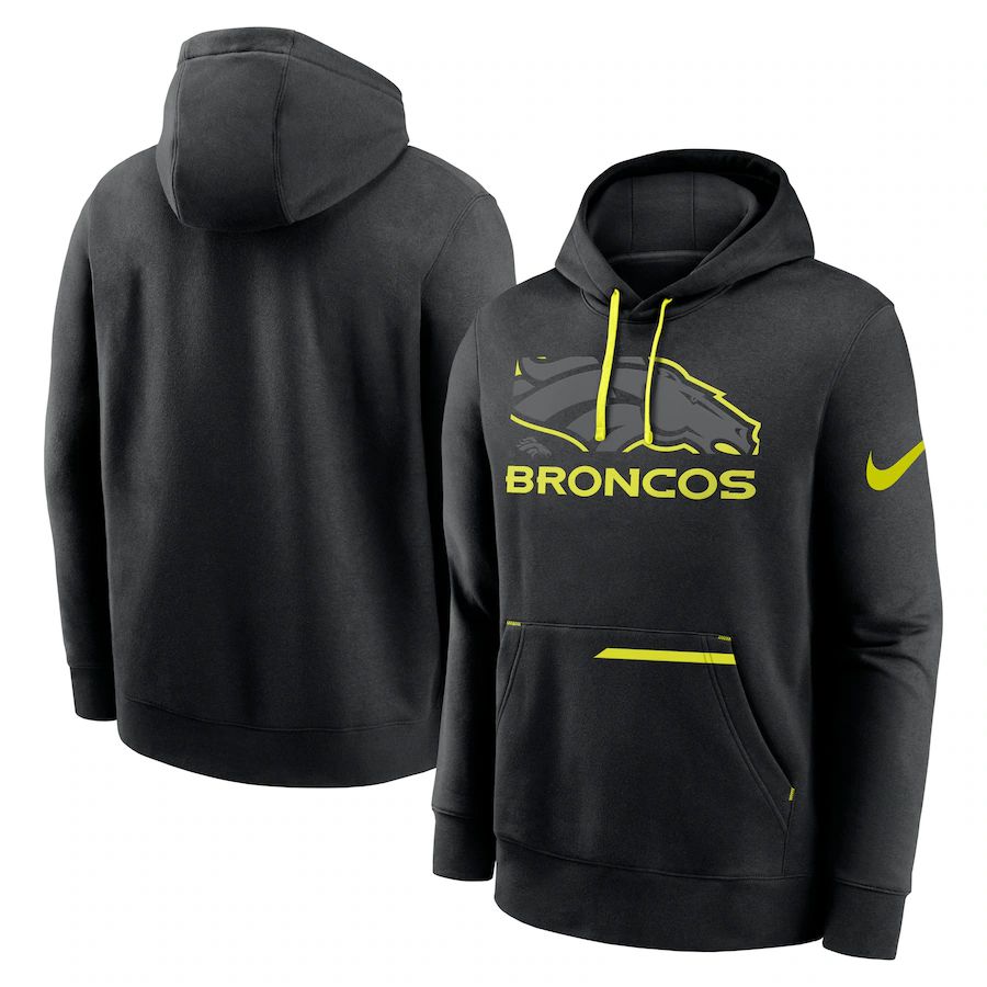 Men 2023 NFL Denver Broncos black Sweatshirt style 1->cincinnati bengals->NFL Jersey